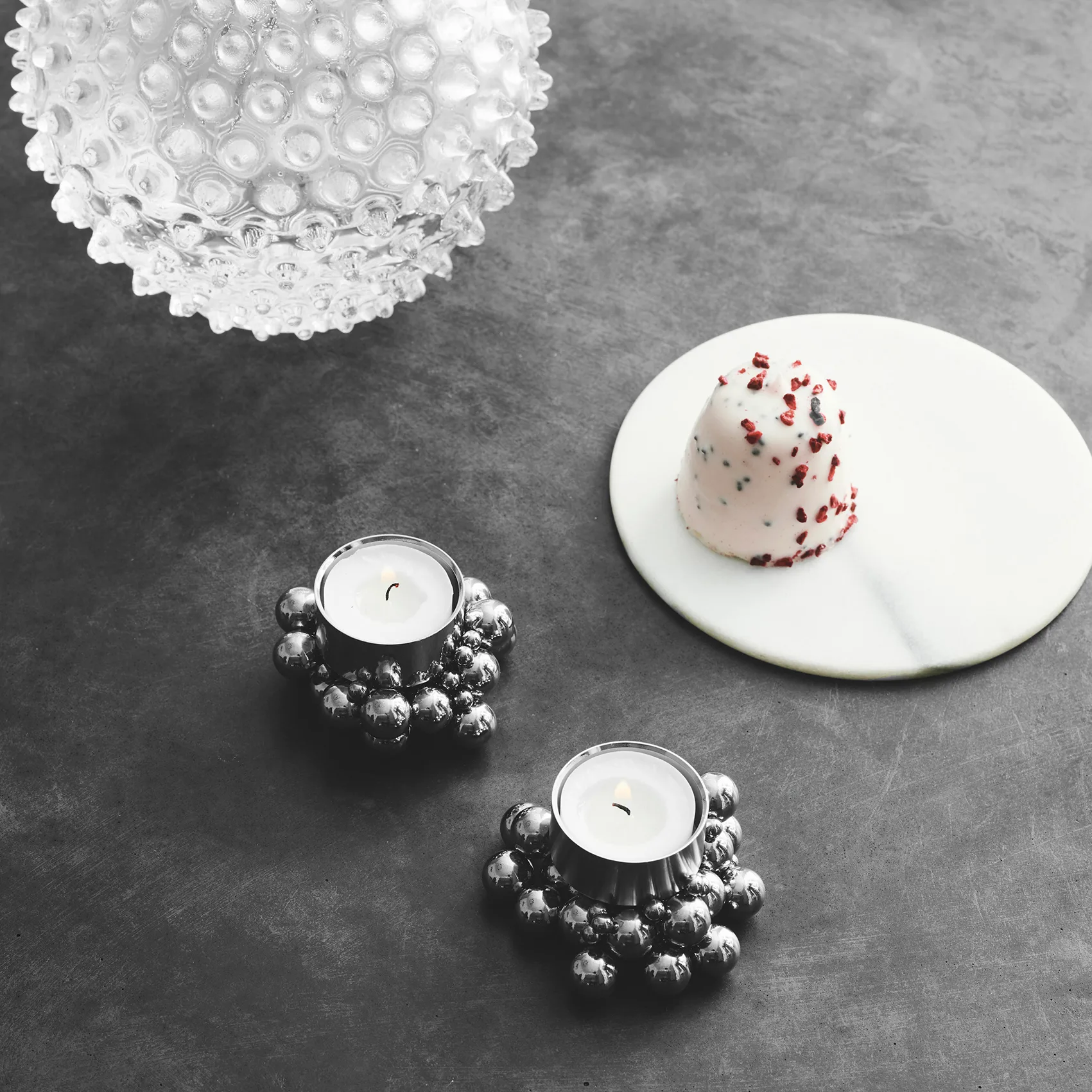 Molekyl lantern, chrome Gejst