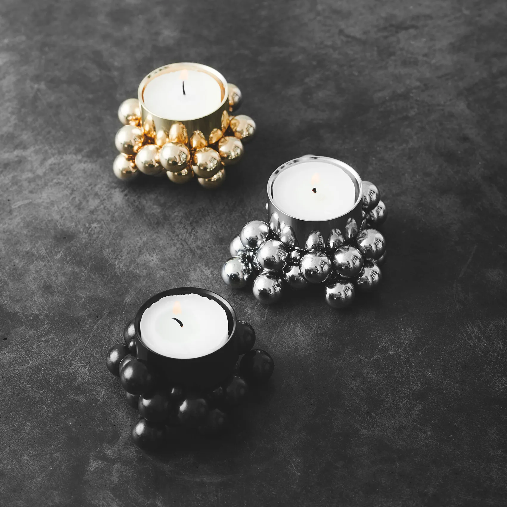 Molekyl lantern, chrome Gejst