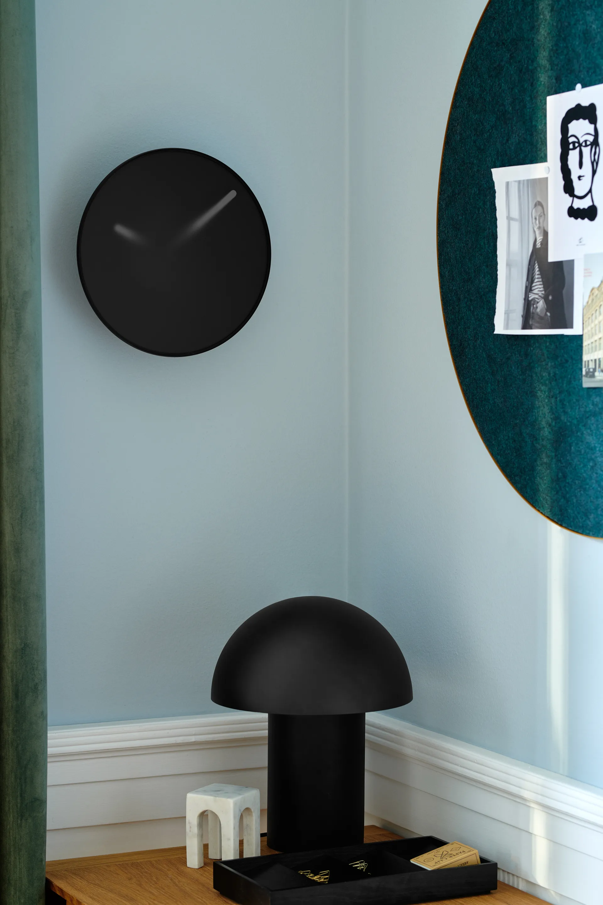 Momentt wall clock Ø30 cm, Black Gejst