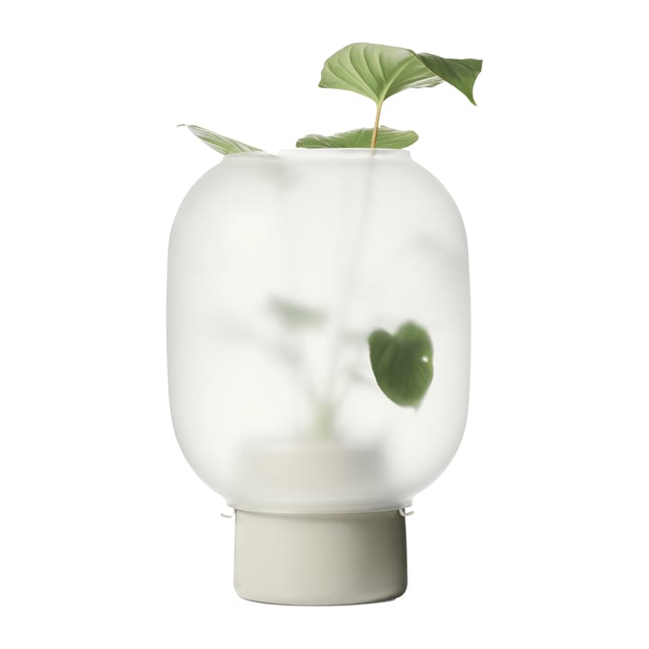 Nebl flower pot with frosted glass Ø26 cm - Grey - Gejst