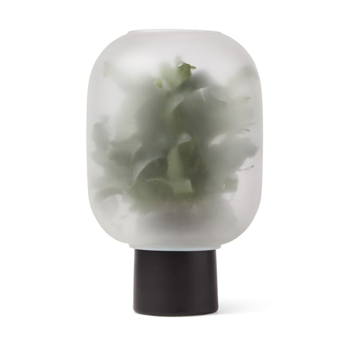 Nebl flower pot with frosted glass large Ø25 cm, black Gejst