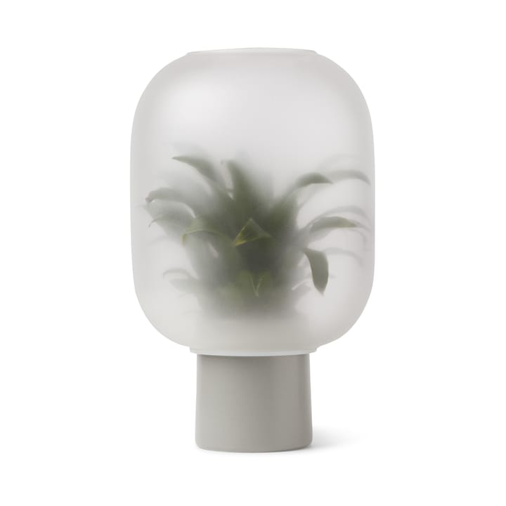 Nebl flower pot with frosted glass large Ø25 cm, grey Gejst