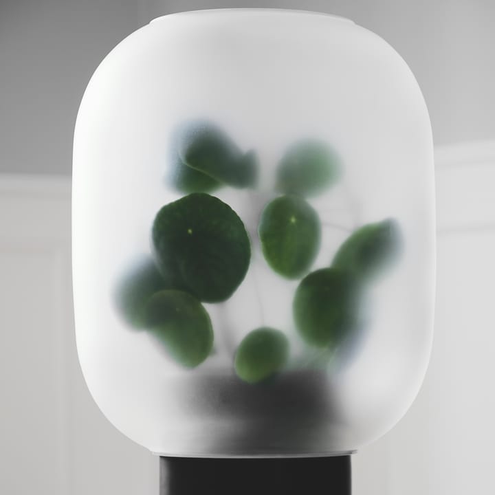 Nebl flower pot with frosted glass mega Ø38 cm - black - Gejst