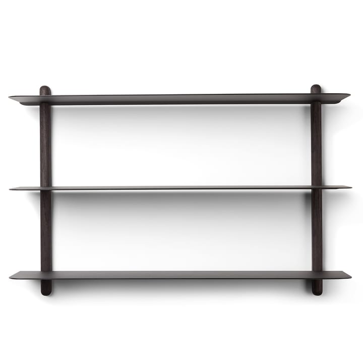 Nivo shelf A - Black-stained ash room-black - Gejst