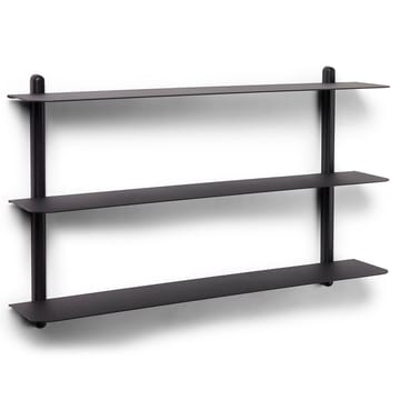 Nivo shelf A - Black-stained ash room-black - Gejst