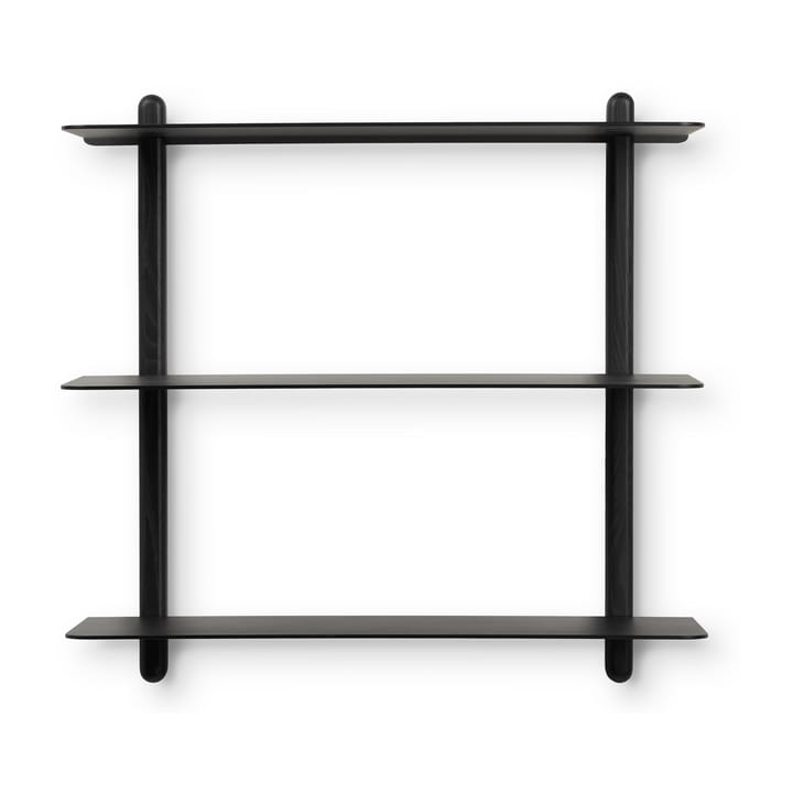 Nivo shelf A large - Black oiled ash-black - Gejst