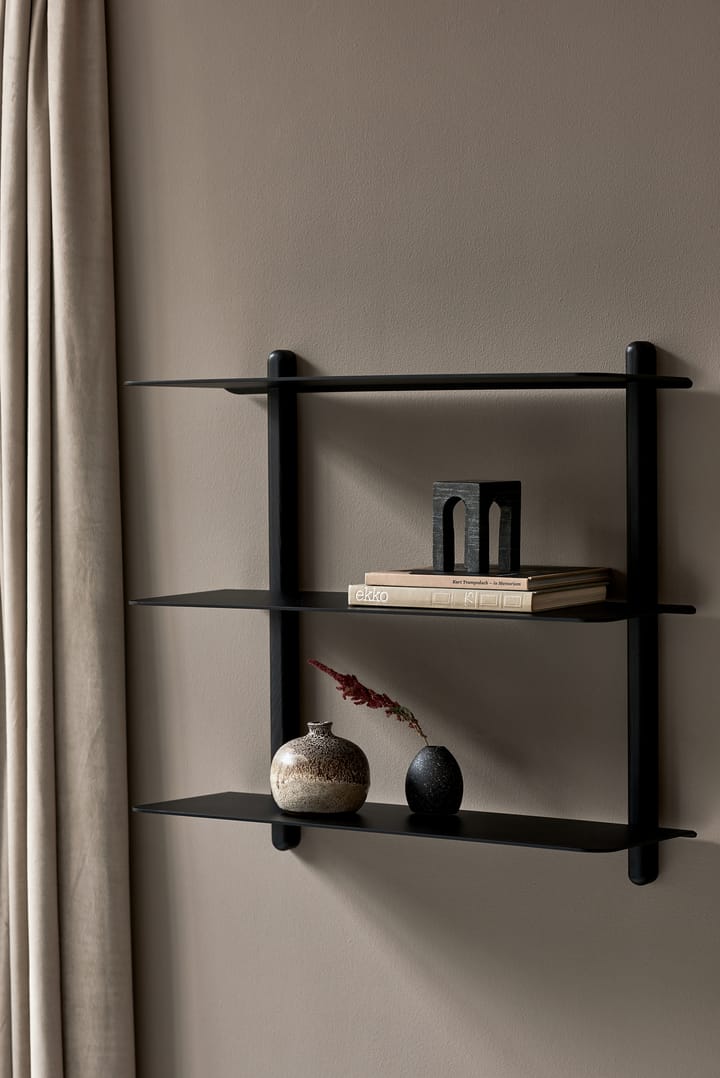 Nivo shelf A large - Black oiled ash-black - Gejst