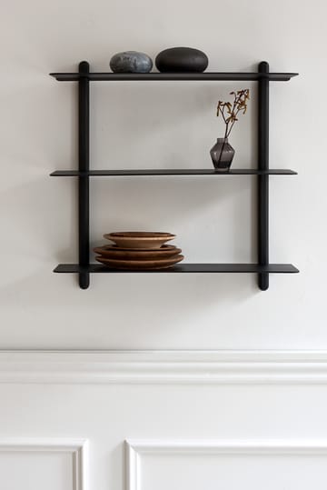 Nivo shelf A large - Black oiled ash-black - Gejst