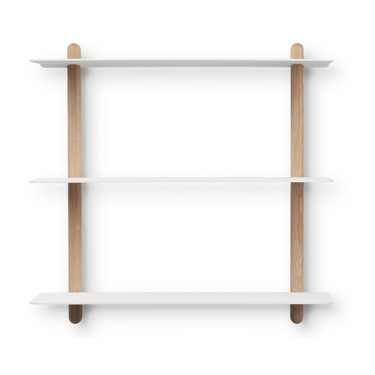 Gejst Nivo shelf A large Light oak-white | Scandinavian Design | Shelves & shelving systems | Brown