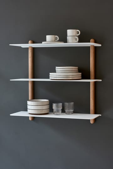 Nivo shelf A large - Light  oak-white - Gejst