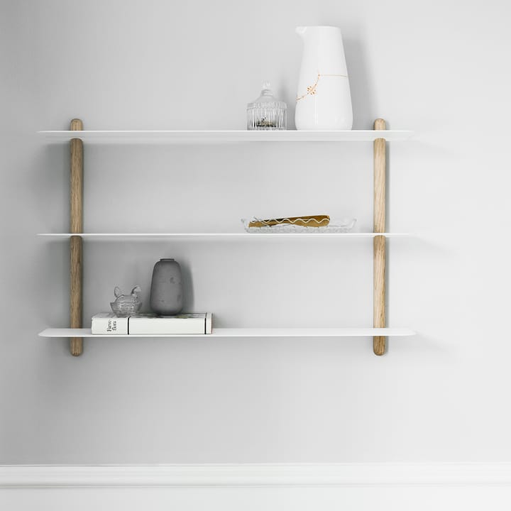 Nivo shelf A - Light oak-white - Gejst