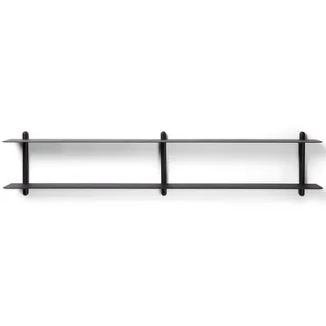 Nivo shelf C - Black-stained ash room-black - Gejst