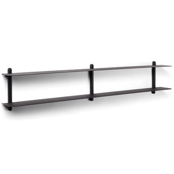 Nivo shelf C - Black-stained ash room-black - Gejst