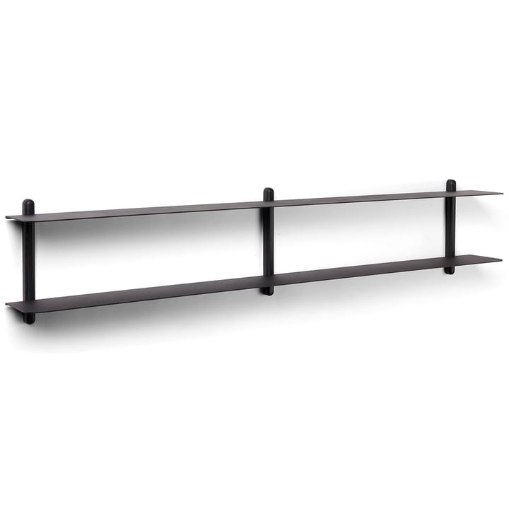 Nivo shelf C - Black-stained ash room-black - Gejst