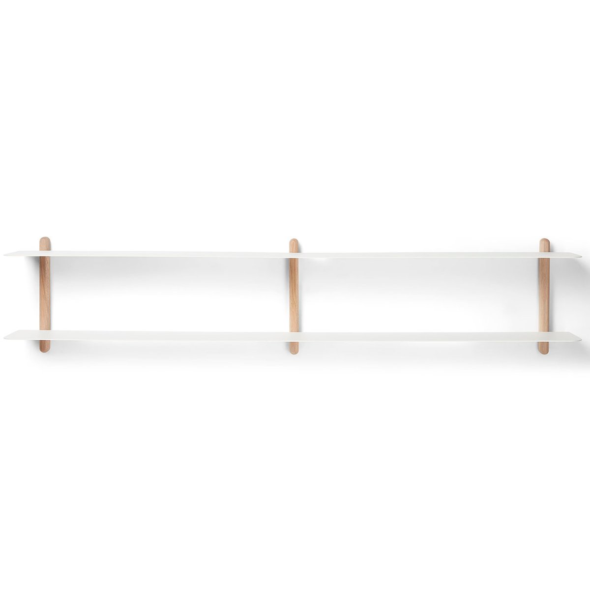 Gejst Nivo shelf C Light oak-white | Scandinavian Design | Shelves & shelving systems | White