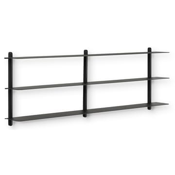 Nivo shelf D - Dark-stained ash-black - Gejst