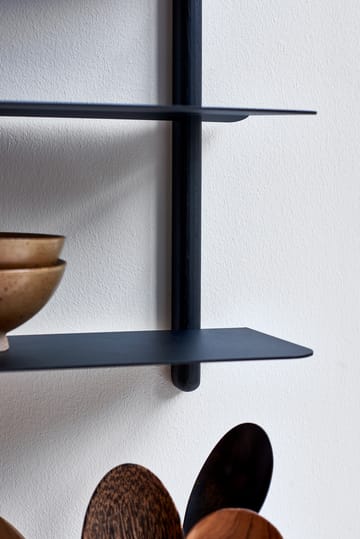 Nivo shelf D - Dark-stained ash-black - Gejst