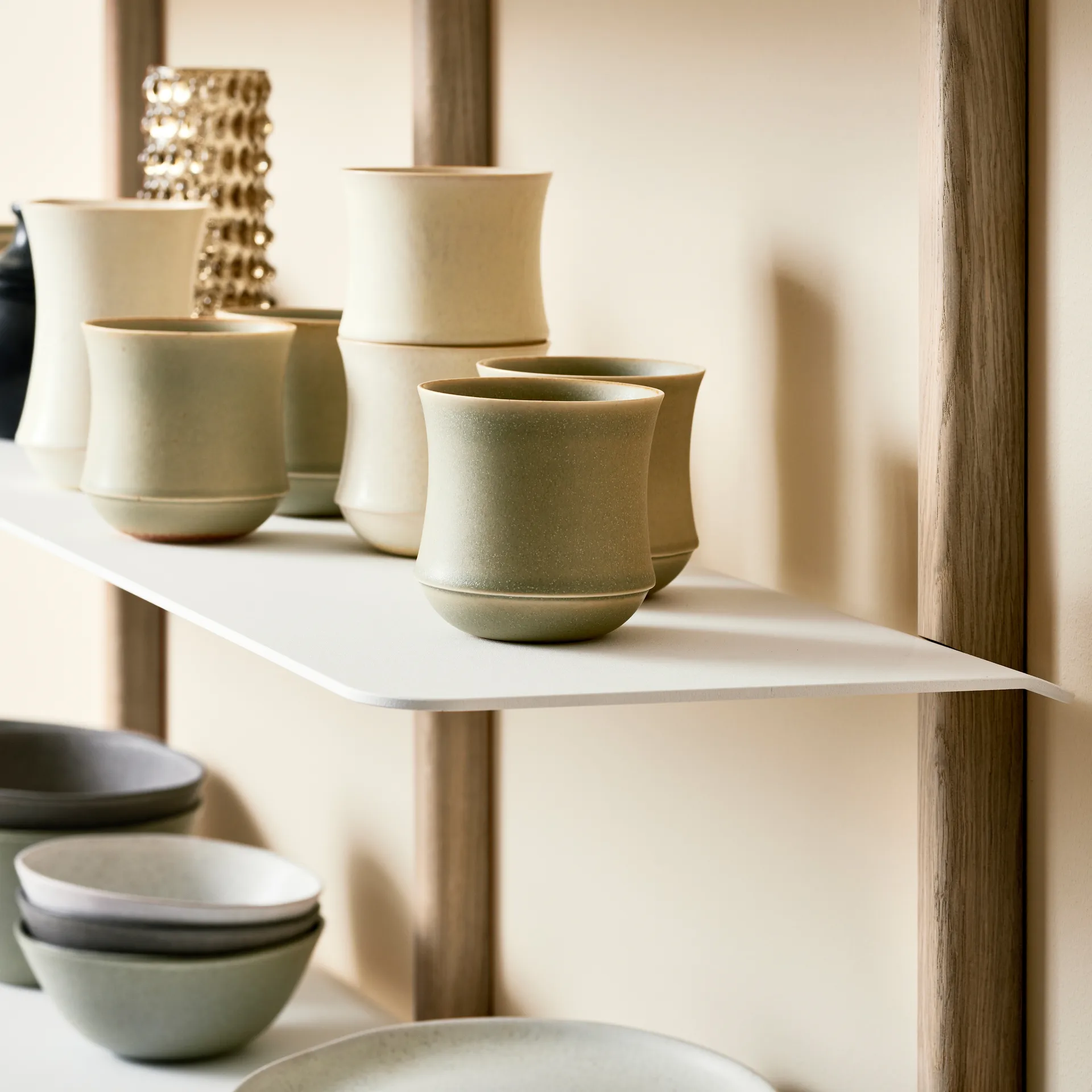 Nivo shelf D large, Light oak-white Gejst