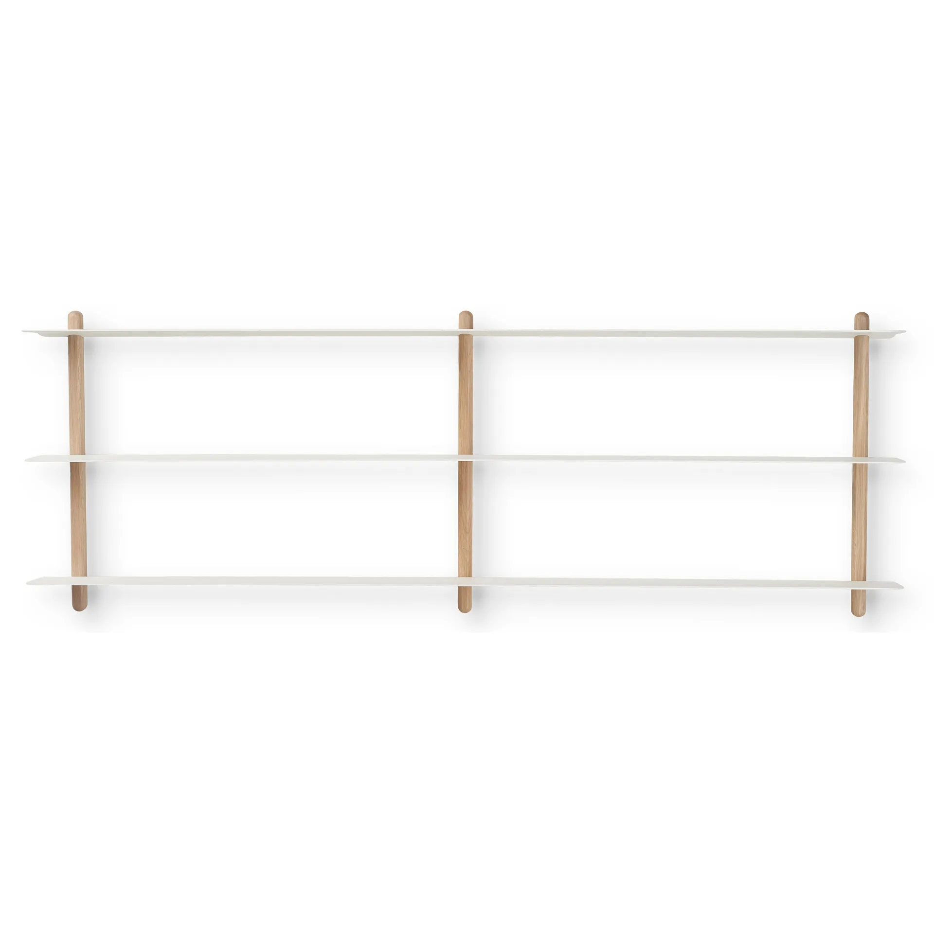 Nivo shelf D, Light oak-white Gejst