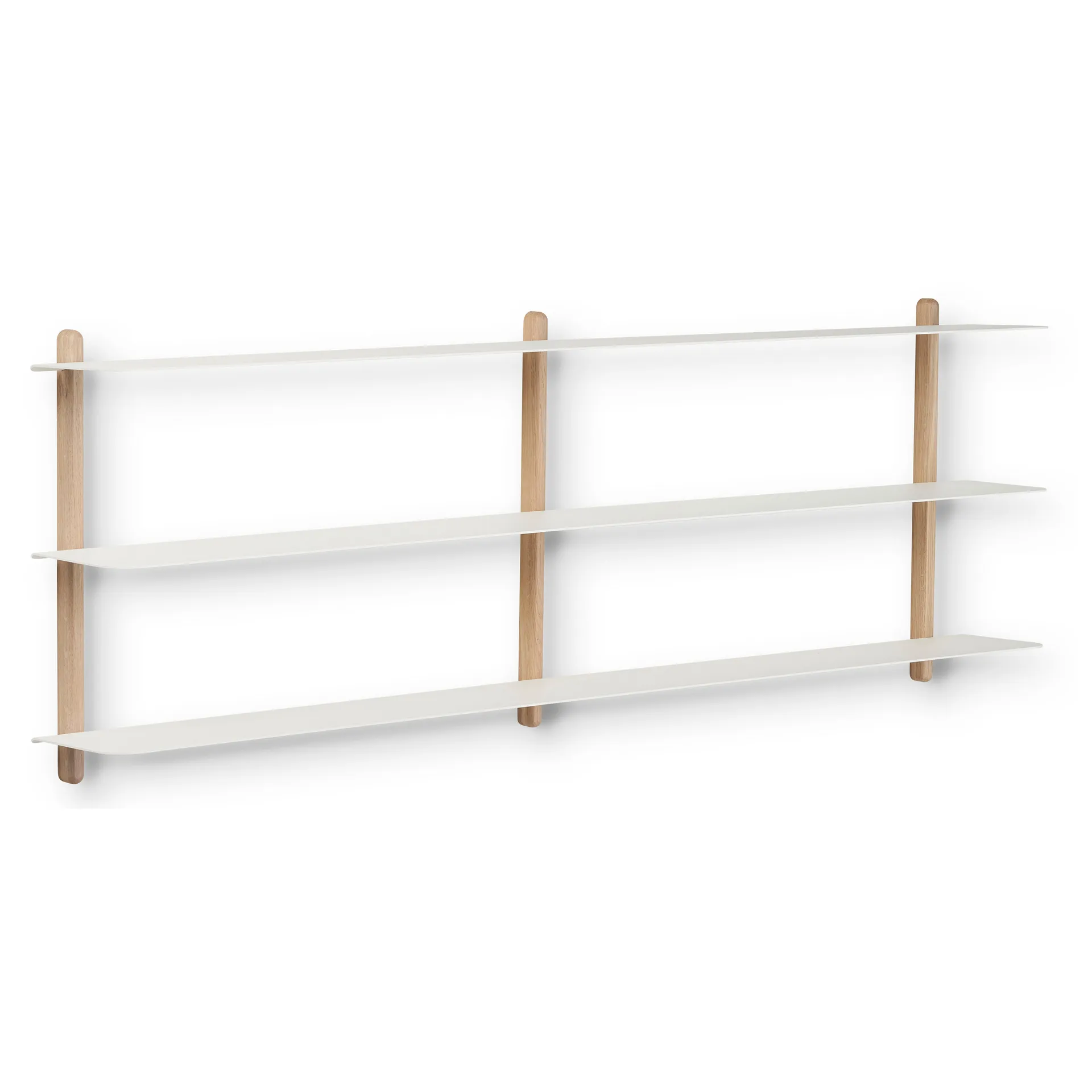 Nivo shelf D, Light oak-white Gejst