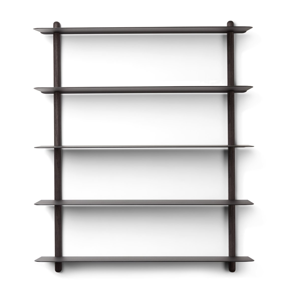 Gejst Nivo shelf E Black stained box-black | Scandinavian Design | Shelves & shelving systems | Black