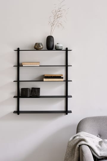 Nivo shelf E - Black stained box-black - Gejst