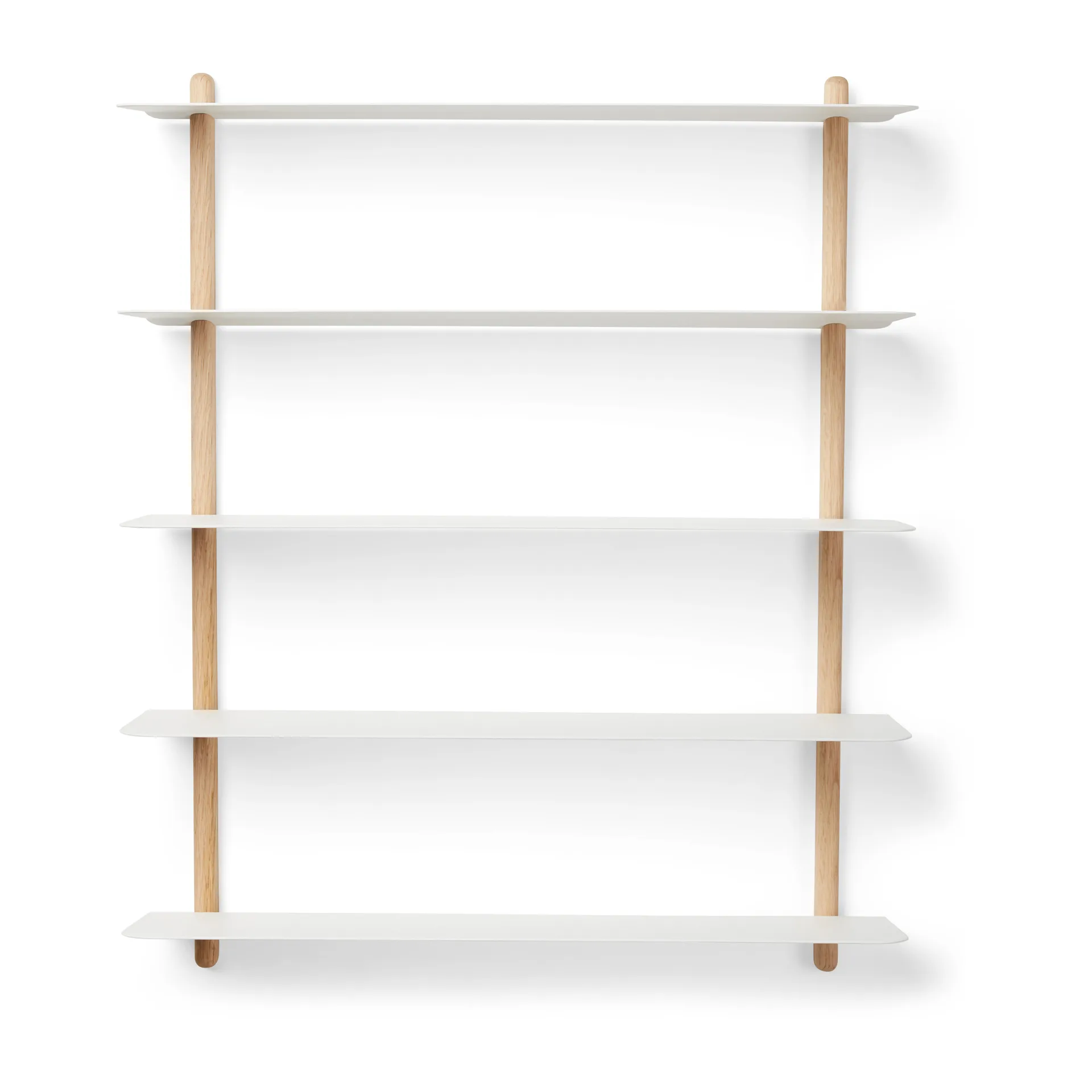 Nivo shelf E, Light oak-white Gejst