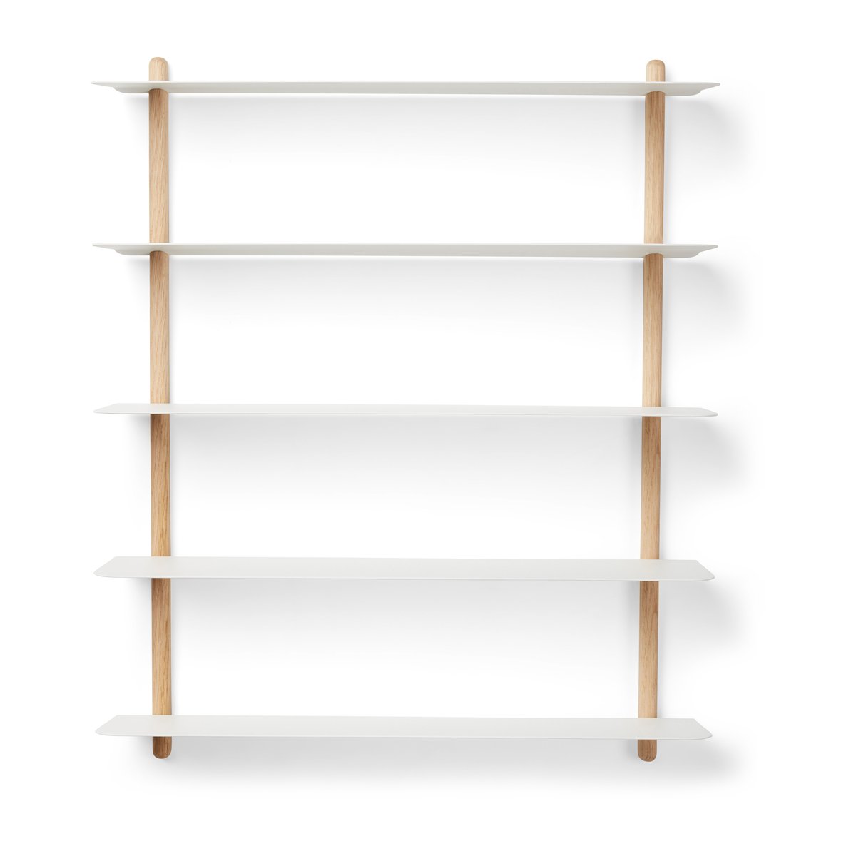 Gejst Nivo shelf E Light oak-white | Scandinavian Design | Shelves & shelving systems | White