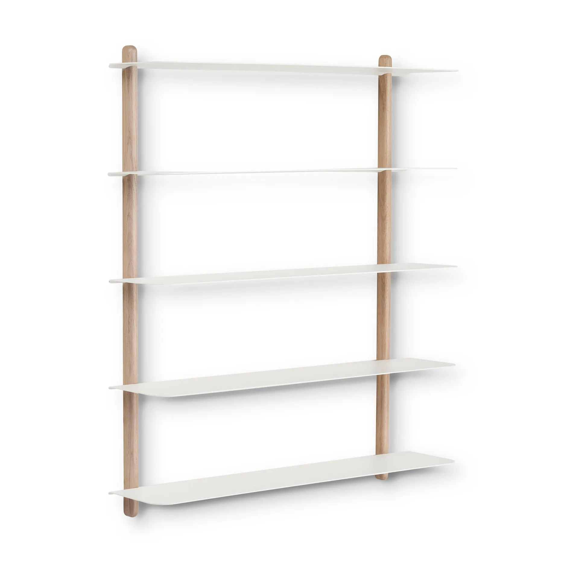 Nivo shelf E, Light oak-white Gejst