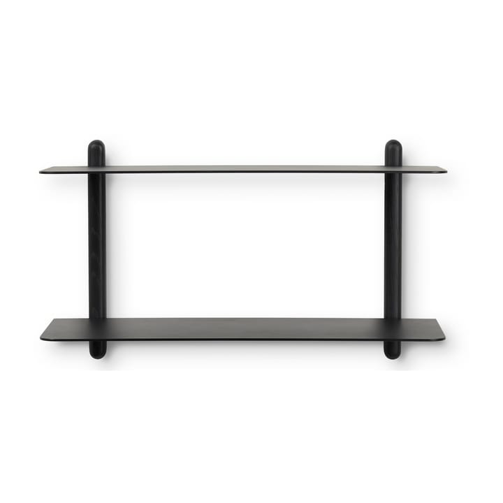 Nivo shelf F large - Black oiled ash-black - Gejst