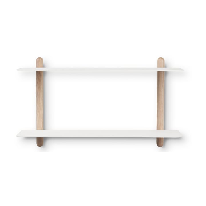 Nivo shelf F large - Light  oak-white - Gejst