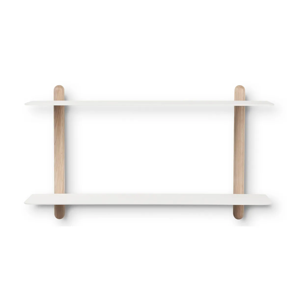 Gejst Nivo shelf F large Light oak-white | Scandinavian Design | Shelves & shelving systems | Brown