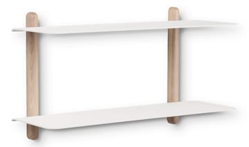 Nivo shelf F large - Light  oak-white - Gejst