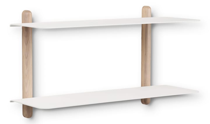 Nivo shelf F large - Light  oak-white - Gejst