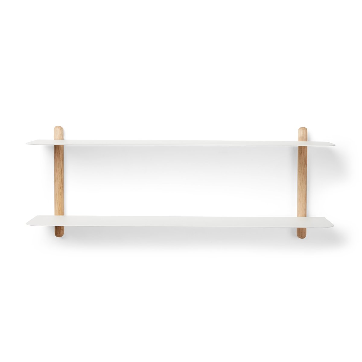 Gejst Nivo shelf F Light oak-white | Scandinavian Design | Shelves & shelving systems | White