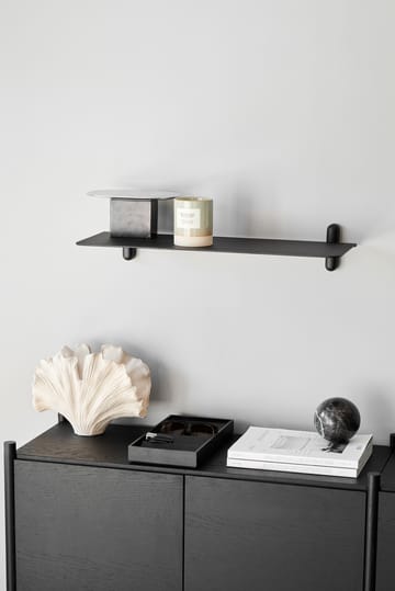 Nivo shelf G large - Black oiled ash-black - Gejst