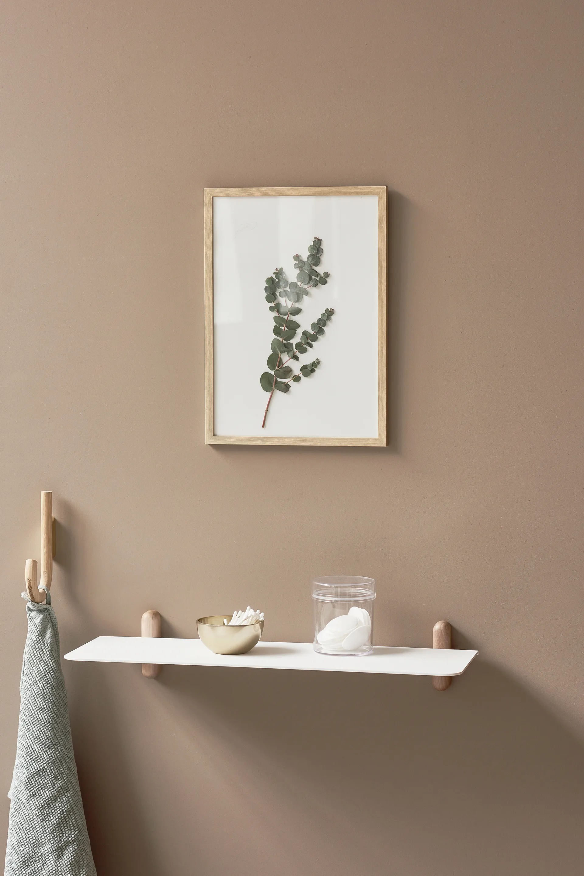 Nivo shelf G large, Light oak-white Gejst