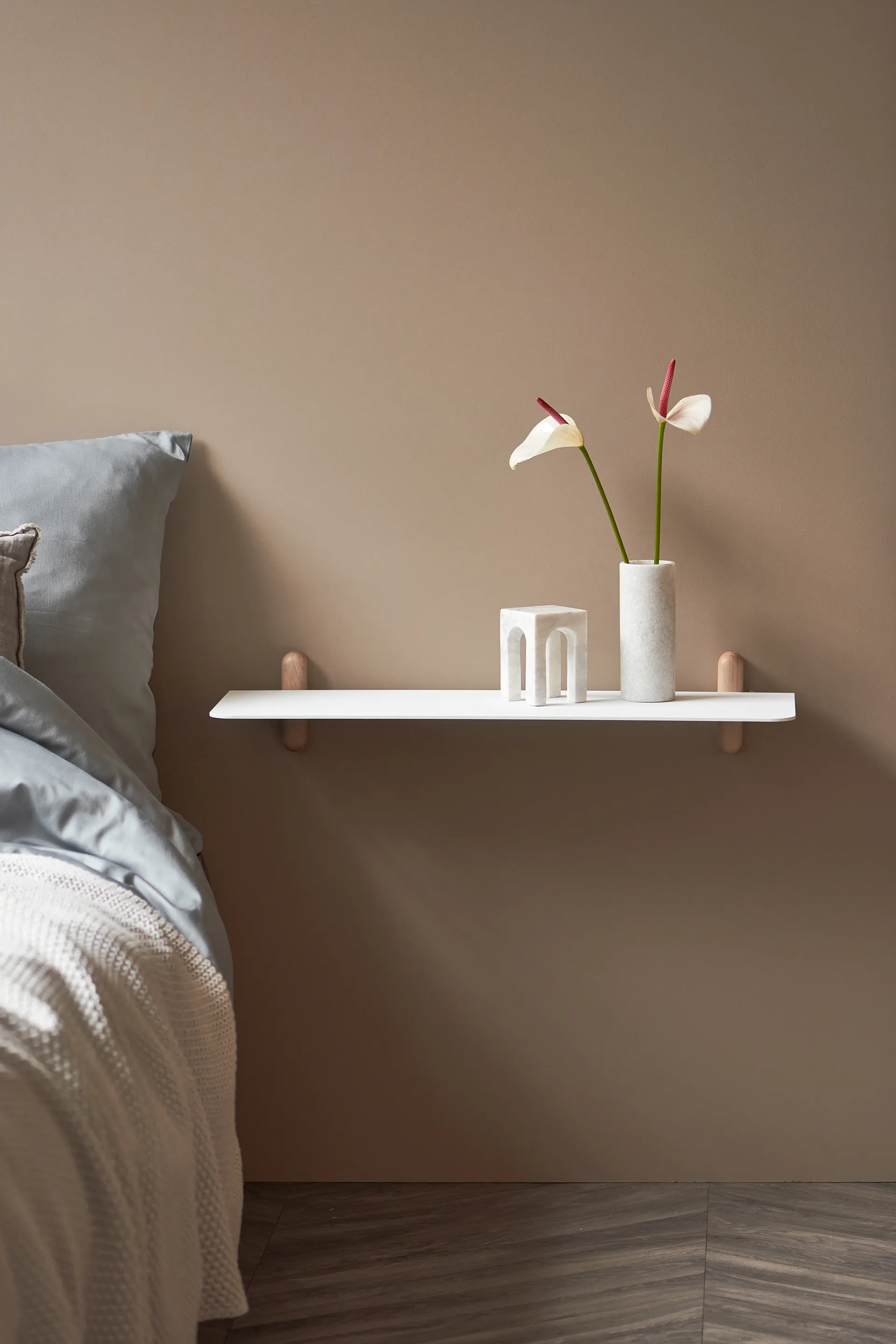 Nivo shelf G large, Light oak-white Gejst