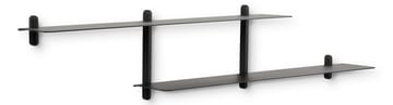 Nivo shelf H large - Black oiled ash-black - Gejst