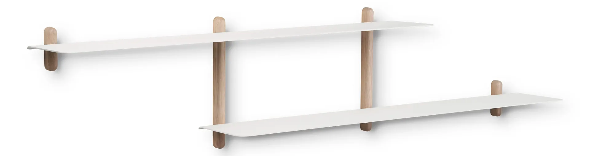 Nivo shelf H large, Light oak-white Gejst