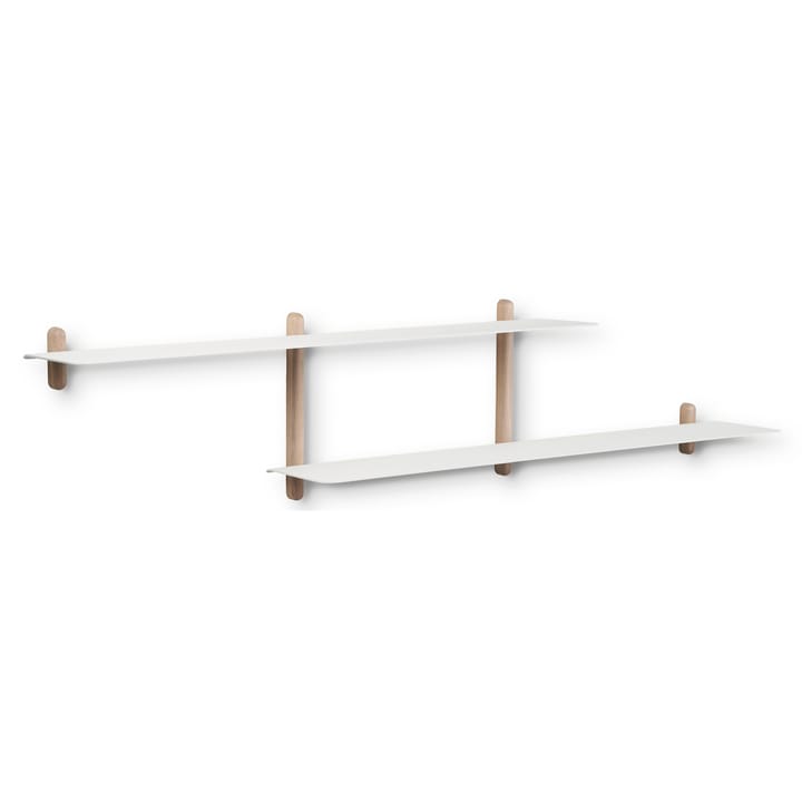 Nivo shelf H - Light oak-white - Gejst