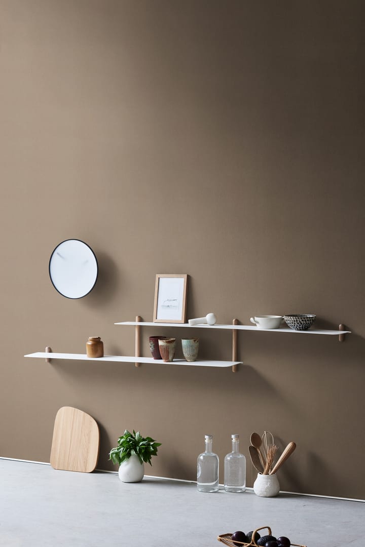 Nivo shelf H - Light oak-white - Gejst