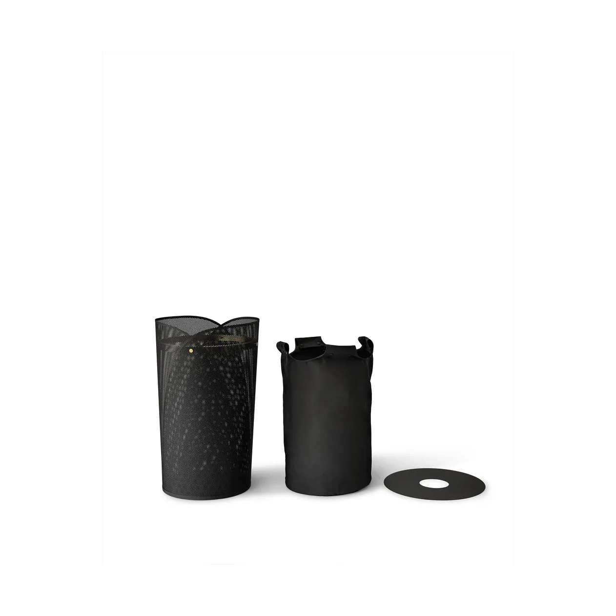 Oya laundry basket 75 L, Dark grey Gejst