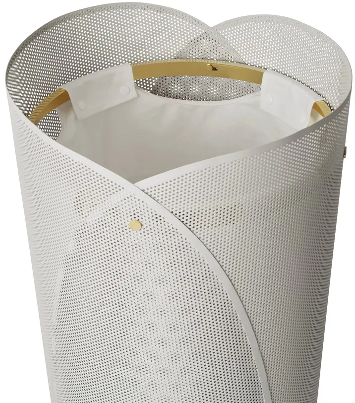Oya laundry basket 75 L, Warm grey Gejst