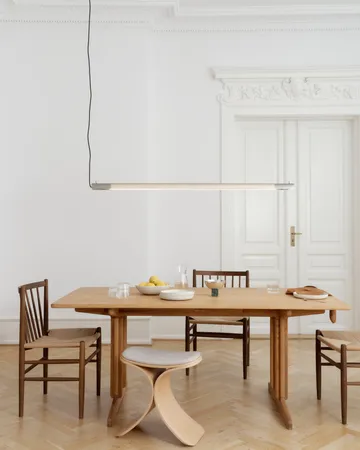 Radent pendant long 135 cm - Steel - Gejst