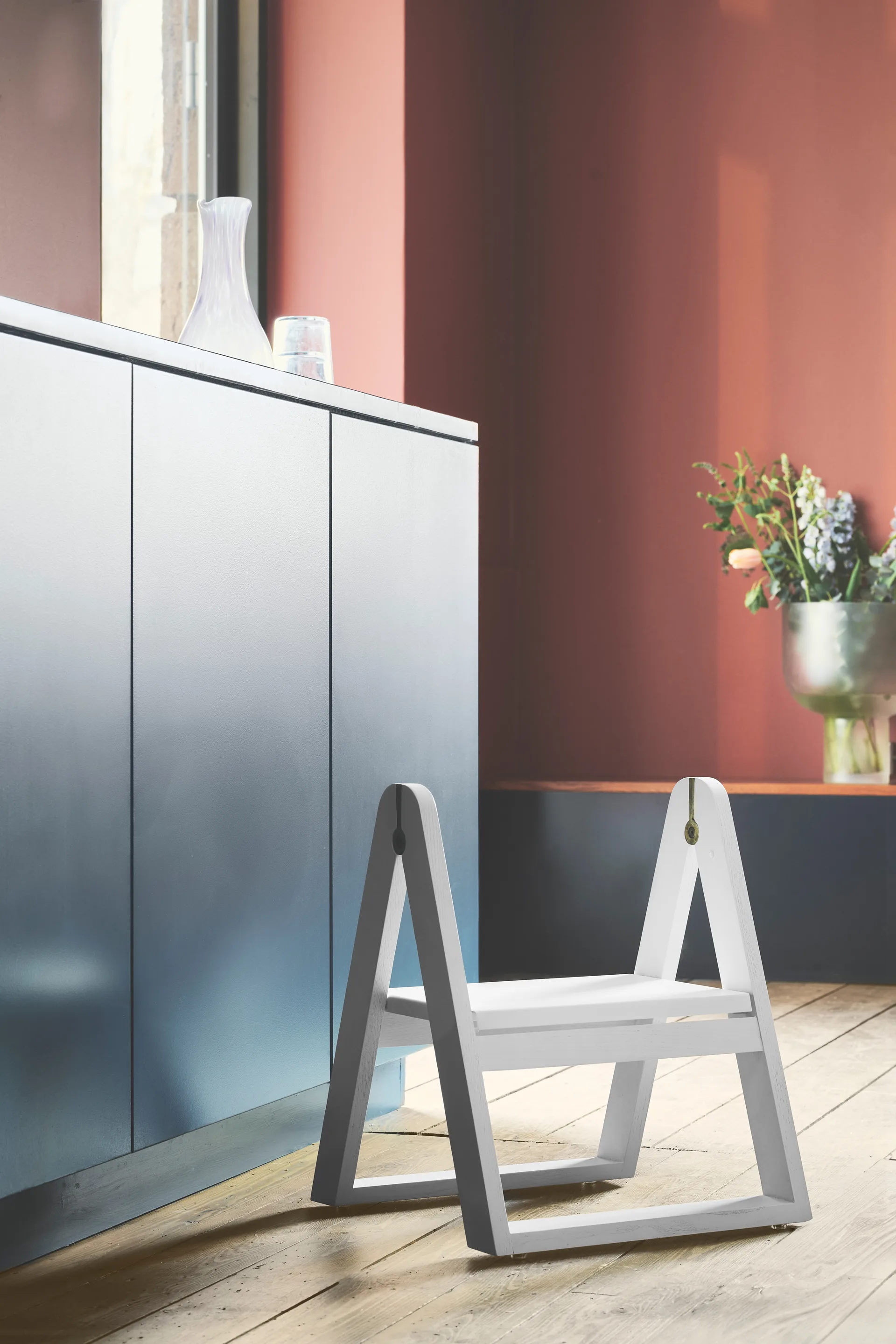 Reech step stool, White Gejst