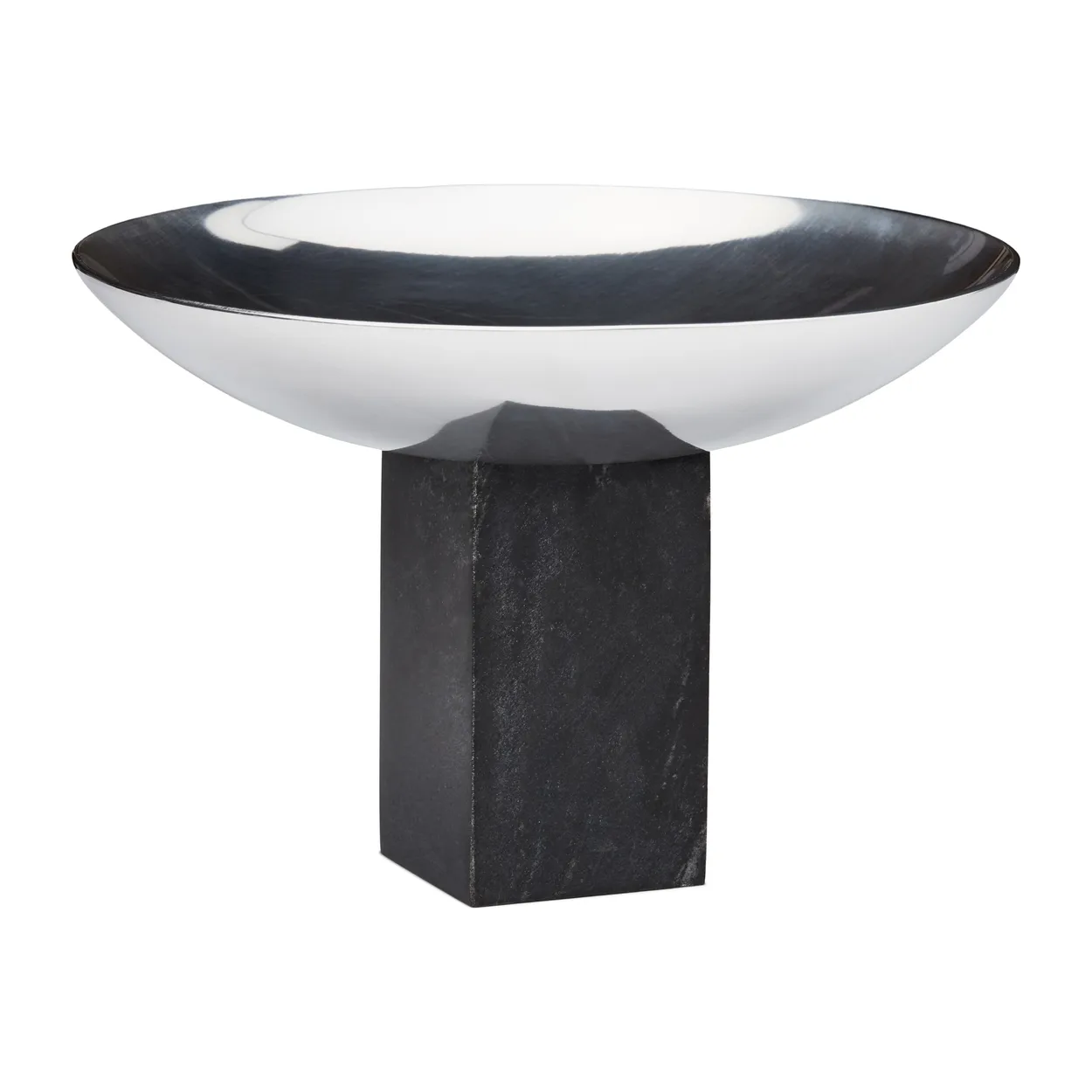 Gejst Sapoto bowl medium o22 cm Silver | Scandinavian Design | Serving bowls | Black