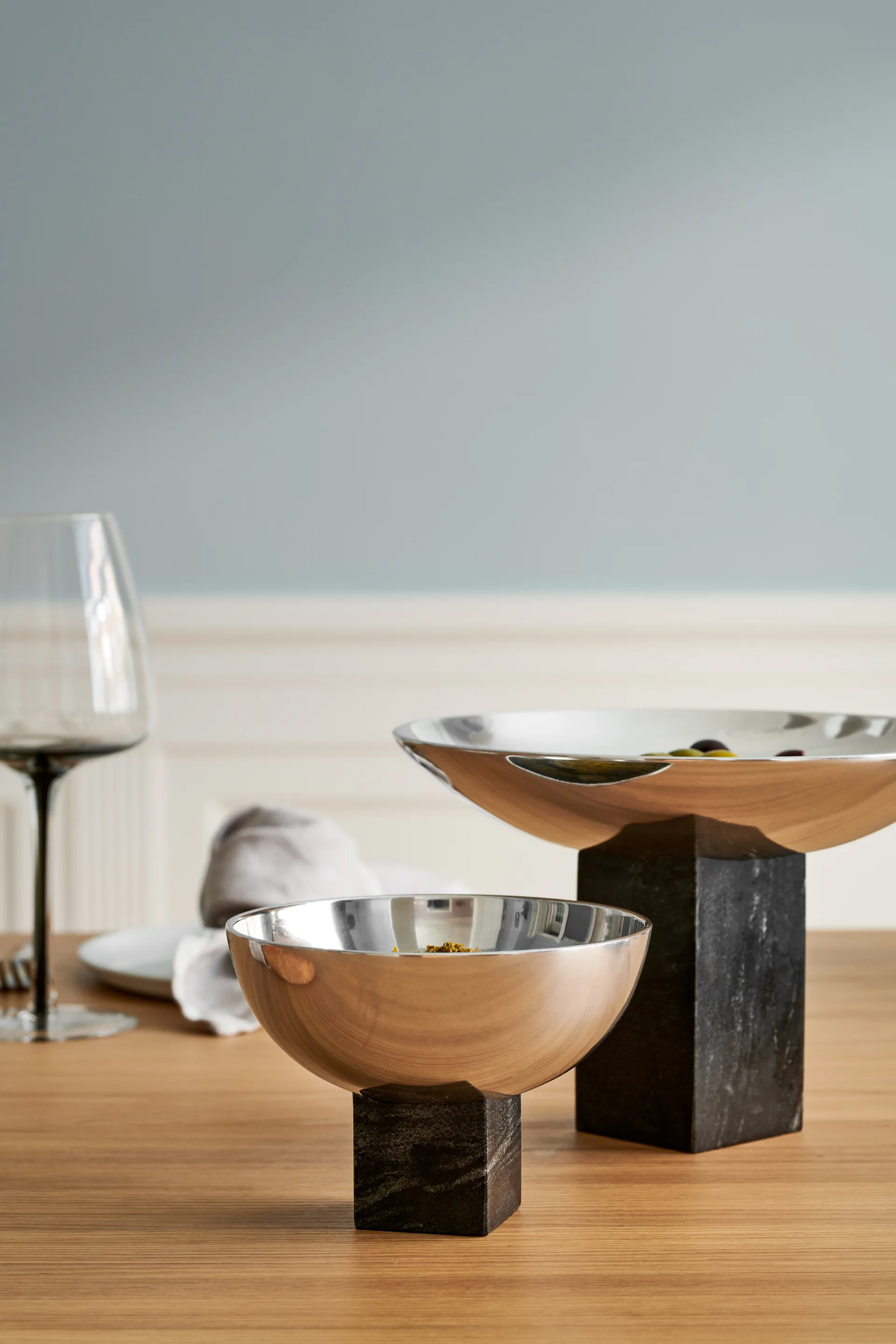 Sapoto bowl medium Ø22 cm, Silver Gejst