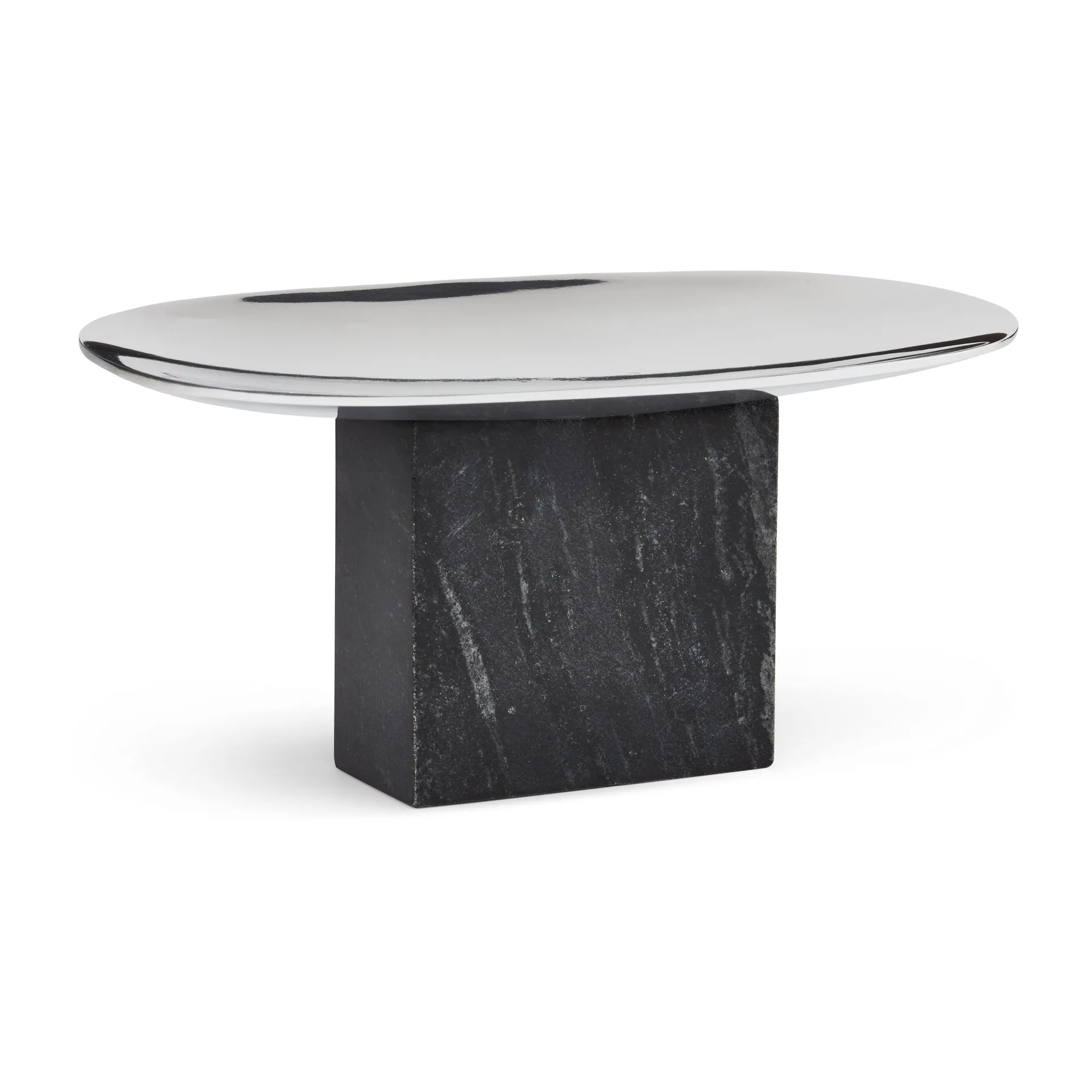 Sapoto bowl tray 15x25 cm, Silver Gejst