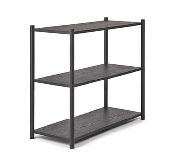 Sceene bookcase A - Black oiled oak - Gejst